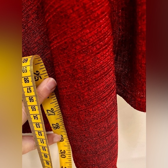 Burgundy Flowy Handkerchief Keyhole Top Size Small Dressy Trendy Monochrome Teen - Picture 9 of 13